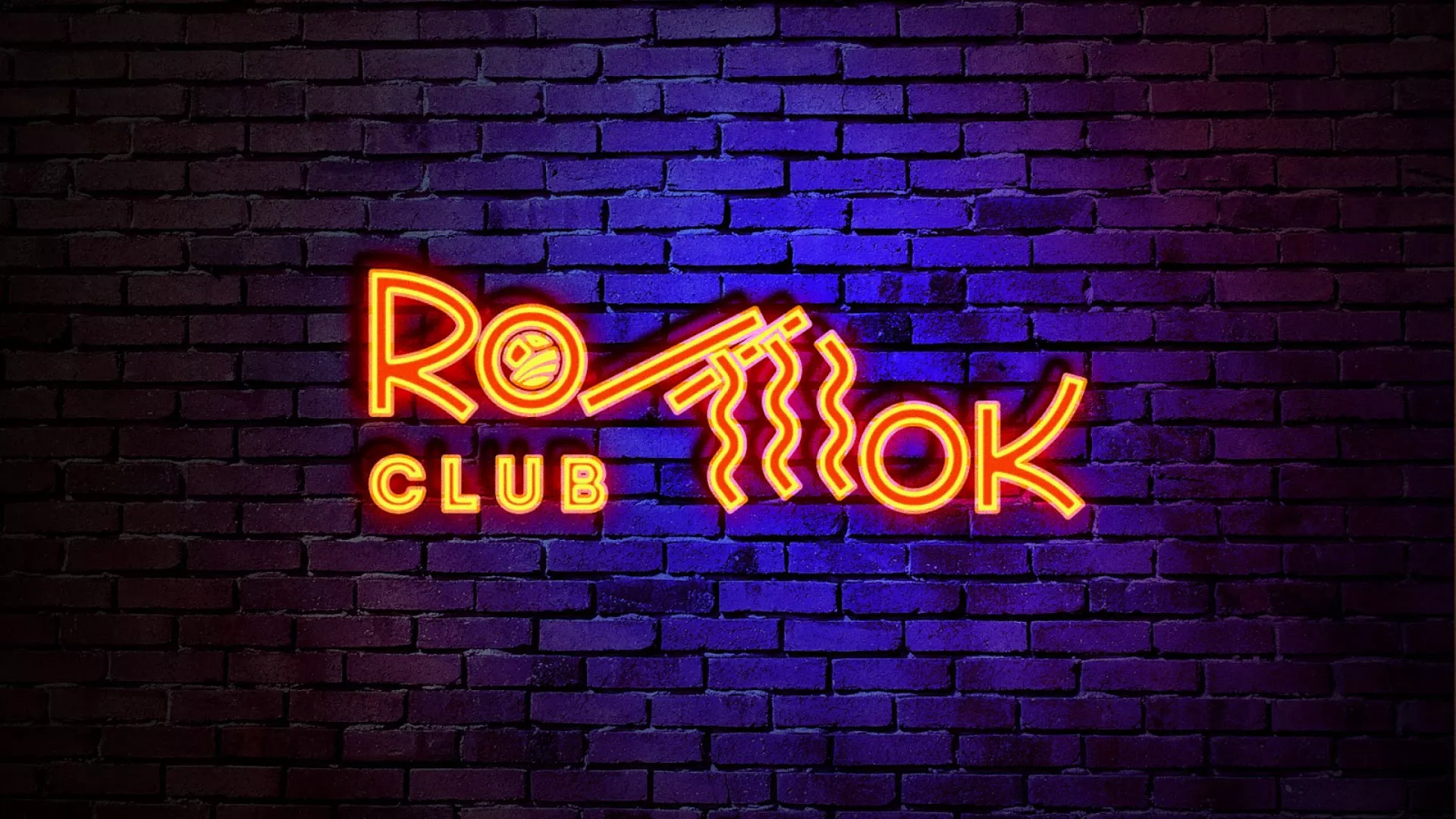Разработка интерьерной вывески суши-бара «Roll Wok Club» в Воткинске