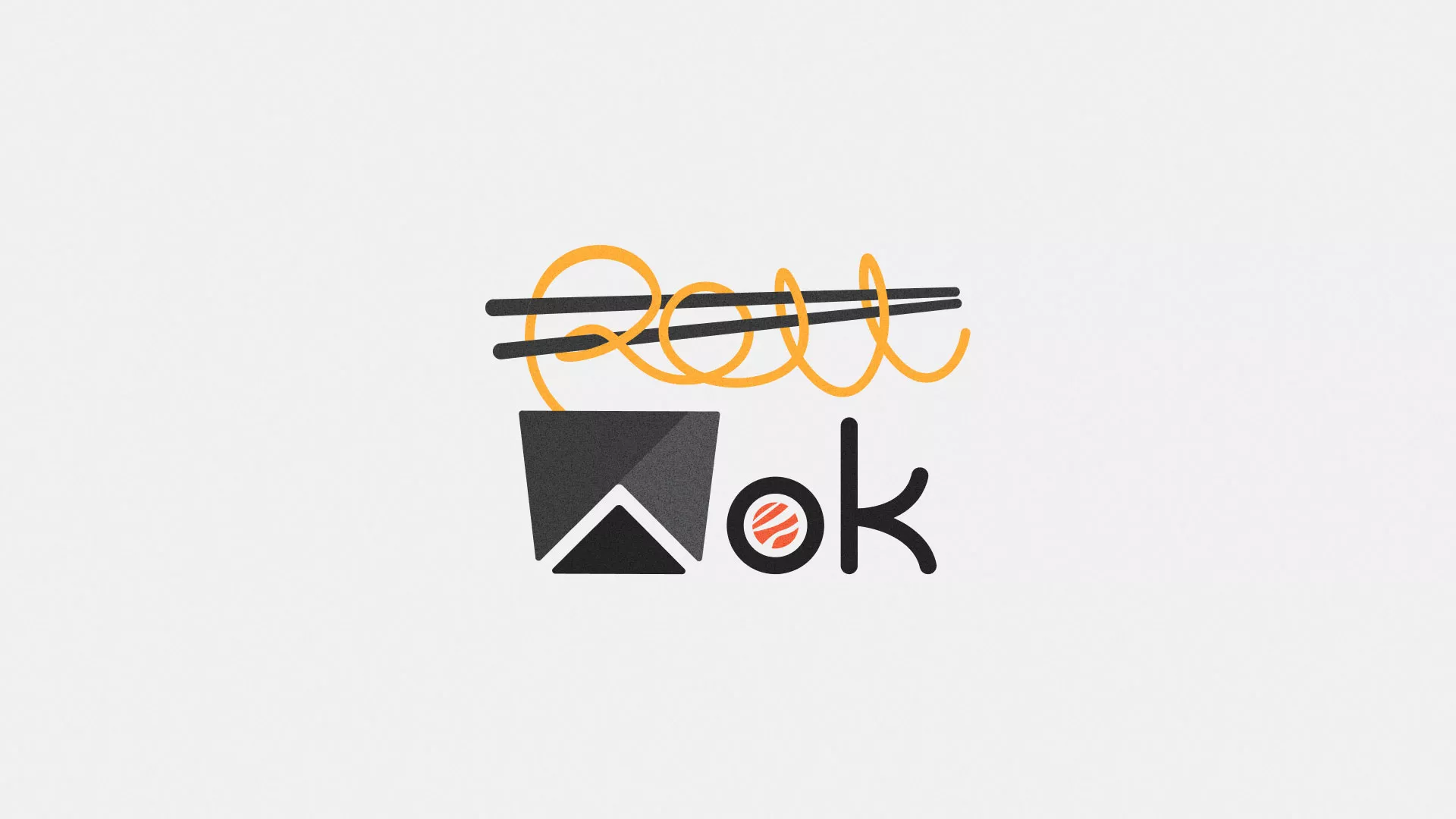 Разработка логотипа в Воткинске для суши-бара «Roll Wok Club» Разработка логотипа в Воткинске для суши-бара «Roll Wok Club»